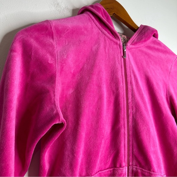 Juicy Couture Women’s Classic Velour Hoodie Size Large - Picture 2 of 10
